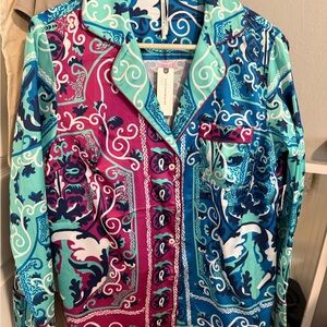 Vibrant Multicolor Patterned Shirt